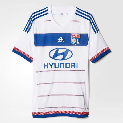 Adidas - Adidas Olympique Lyonnaise Home Replica Jersey 16 - La Liga Soccer