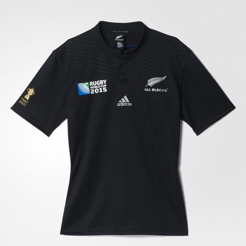 Adidas - Adidas All Blacks Rugby World Cup 15 Home Jersey - La Liga Soccer